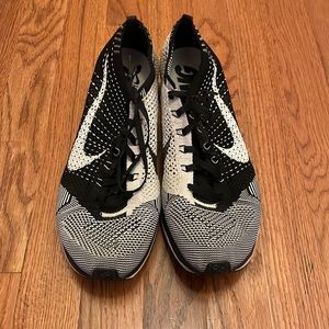 Nike Flyknit Racer 2014 black white size 9.5